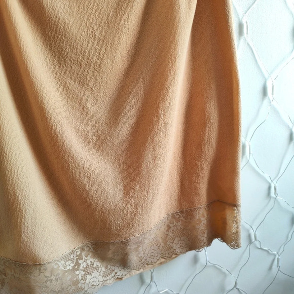 Anne Klein Skirt / Peach w/ Lace / Size 12 / Career - Picture 7 of 7